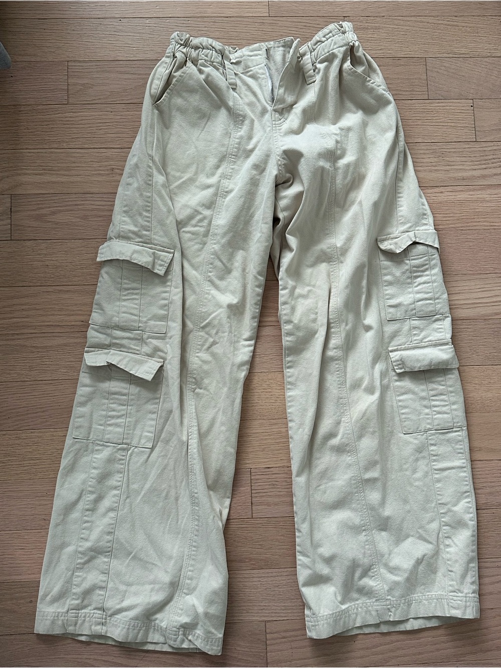 Motel Rocks Cargo Pants in Light Beige